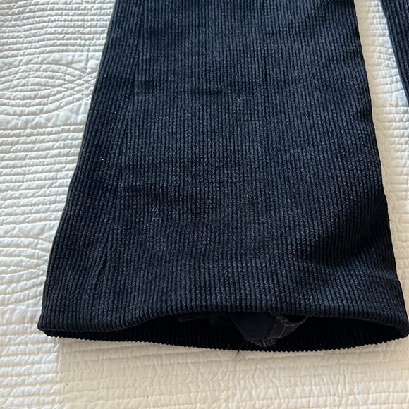 Roffe Corduroy black womens ski pants size 8 - Picture 3 of 5